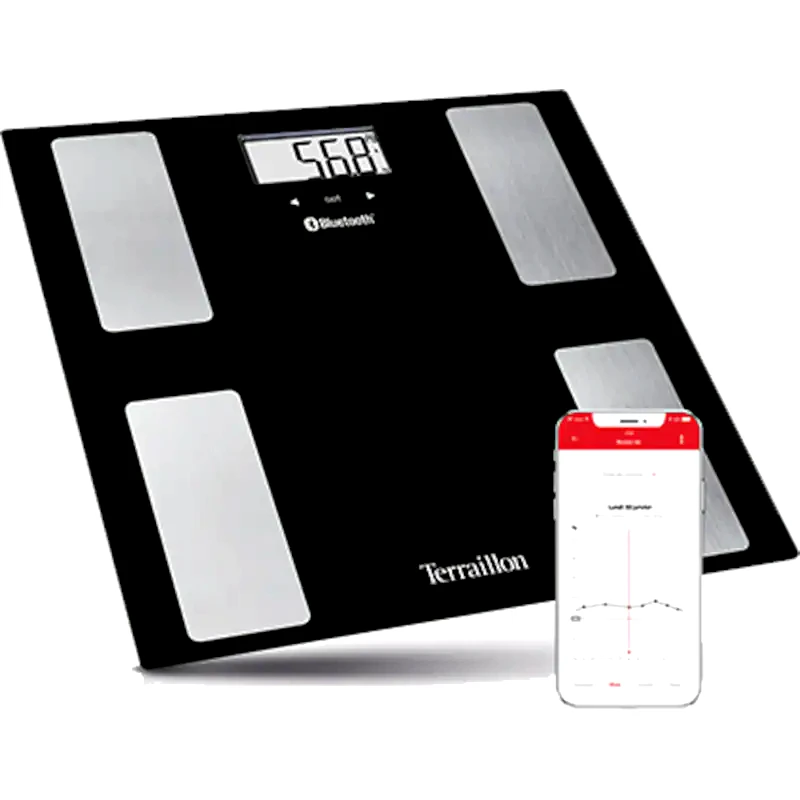 Ζυγαριά Σώματος TERRAILLON GR14712 με Bluetooth Μαύρο