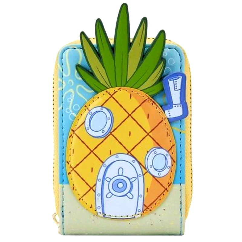 LOUNGEFLY Πορτοφόλι Loungefly Nickelodeon Spongebob Squarepants - Pineapple House με Φερμουάρ (NICWA0034)