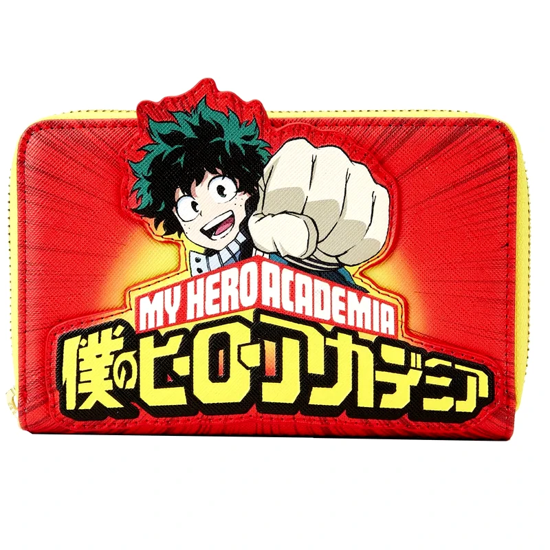 LOUNGEFLY Πορτοφόλι Loungefly My Hero Academia - Izuku Punch με Φερμουάρ (MHAWA0010)