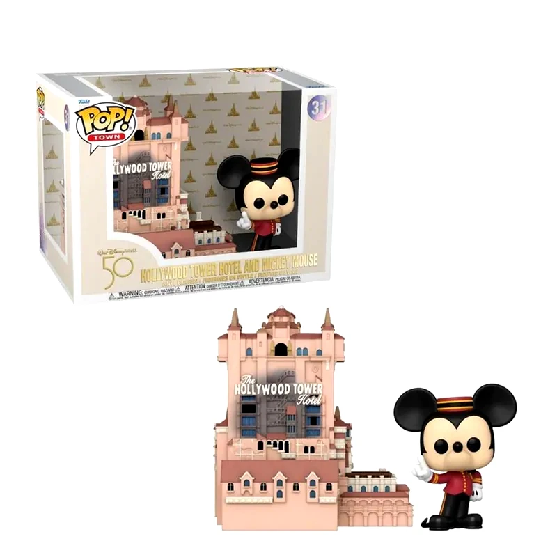 FUNKO Funko Pop! Town - Disney 50th Anniversary - Hollywood Tower Hotel and Mickey Mouse #31