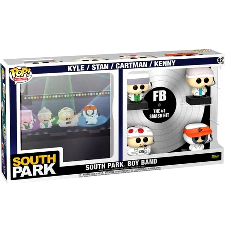 FUNKO Funko Pop! Albums - South Park Boy Band - Kyle, Stan, Cartman, Kenny #42