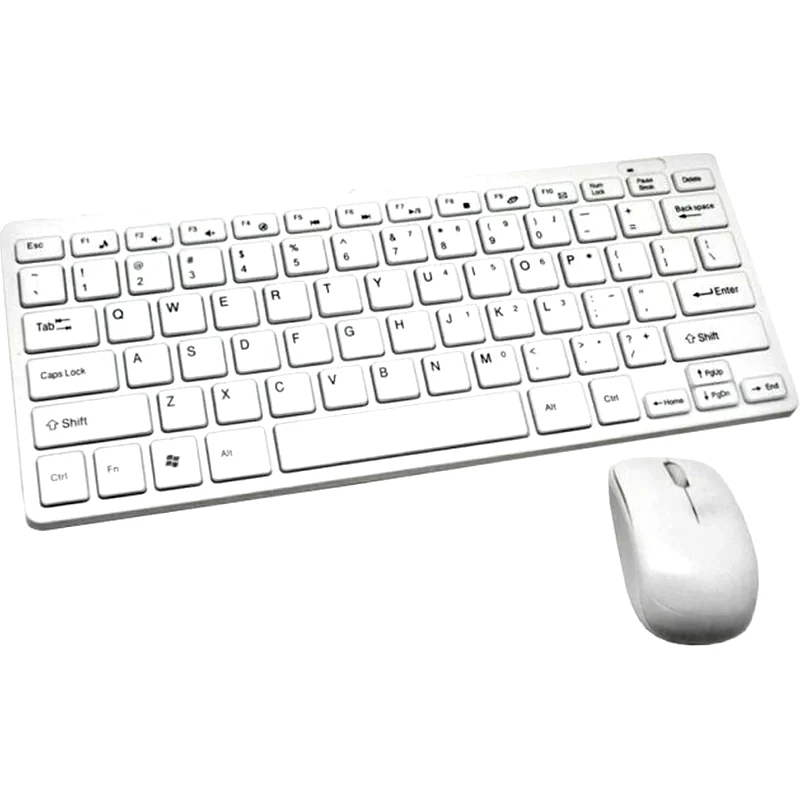ΟΕΜ Mini Wirelessn Keyboard Mouse Set K-03 White