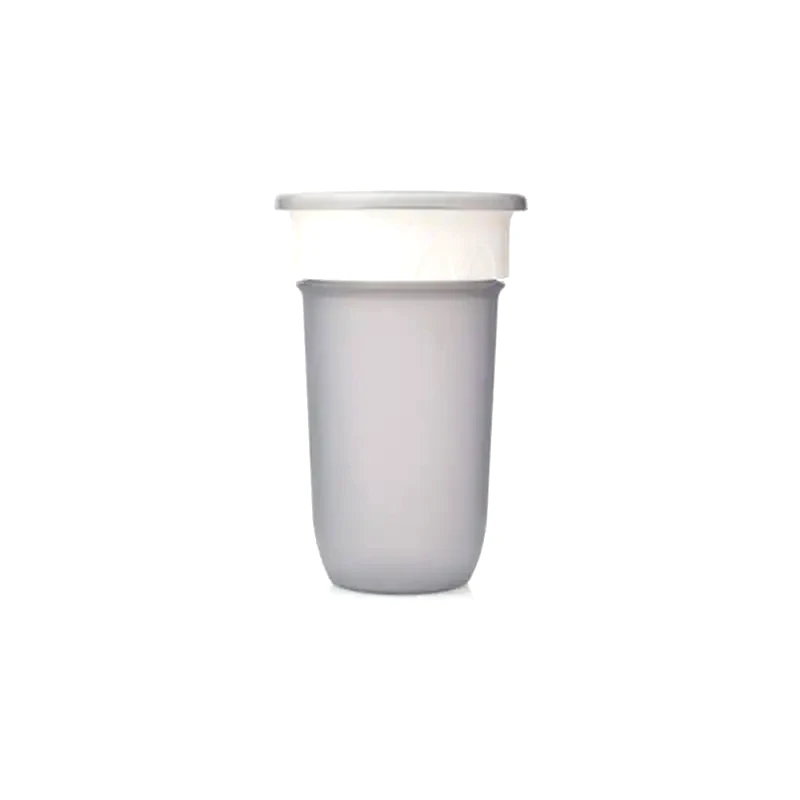 KIOKIDS Kiokids Εκπαιδευτικό Ποτήρι 360ο, 12+m Χρώμα Γκρι, 300ml