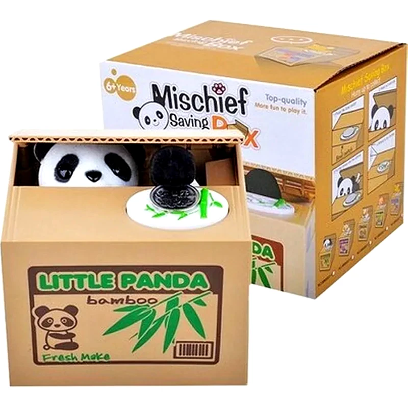 OEM Κουμπαρας Αυτοματος Mm8807 Mischief Saving Box Little Panda