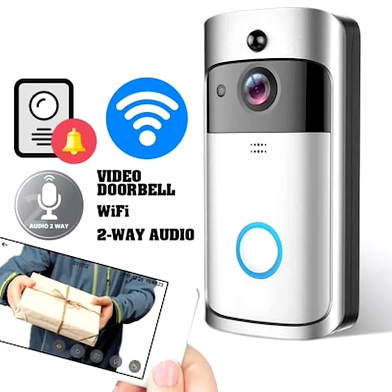 OEM Wifi Κουδούνι Πόρτας Με Κάμερα 1080p Hd Και Αισθητήρα Κίνησης Video Alarm Doorbell Ekn-v5