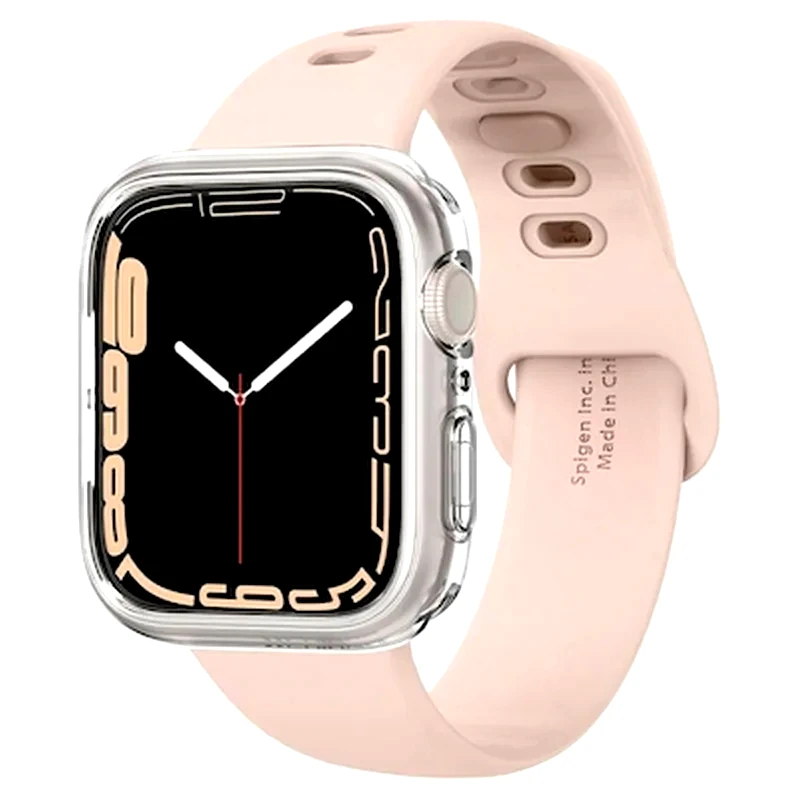 SPIGEN Θήκη Spigen Liquid Crystal για Apple Watch SE/7/6/5/4 41mm και 40mm - Crystal Clear
