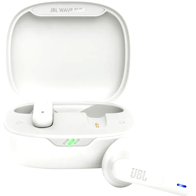JBL Ακουστικά Bluetooth JBL Wave Flex - Λευκά