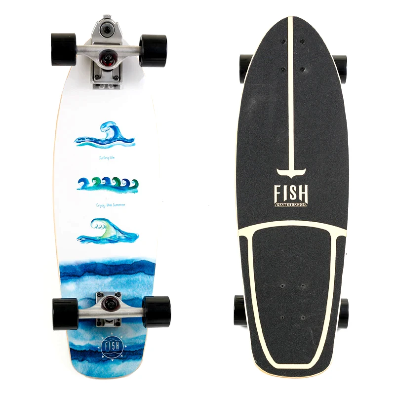 Surf Skate 30 Waves With A7 Truck / Complete Set By Fish