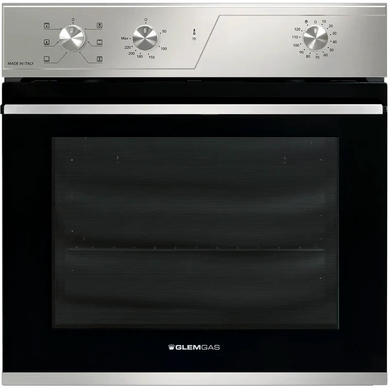 GLEM GAS GLEM GAS GFR62IX 64 Lt Inox Εντοιχιζόμενος Φούρνος Άνω Πάγκου