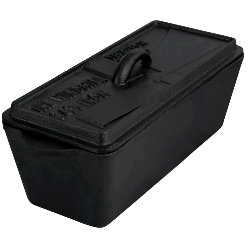 Μαντεμένια Ορθογώνια Γάστρα Dutch Oven THE WINDMILL Loaf N Bread TWM033 2.5 L Μαύρο