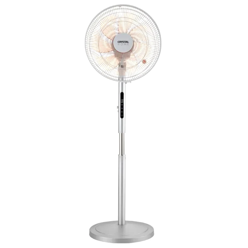 CRYSTAL HOME CRYSTAL HOME Air Metal Ανεμιστήρας Δαπέδου 60W 35cm με Τηλεχειριστήριο