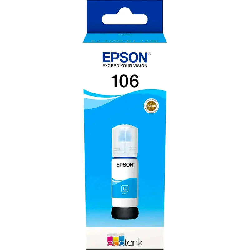 EPSON Epson 106 Κυανό Μελάνι Εκτυπωτή C13T00R240