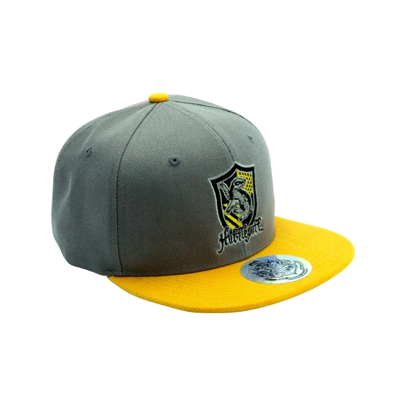ABYSSE CORP Καπέλο Abysse Corp Harry Potter Snapback Cap Hufflepuff Γκρι/Κίτρινο