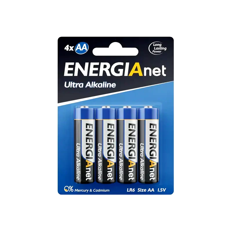 ENERGIANET Energianet Αλκαλικές Μπαταρίες AA 1.5V 4τμχ
