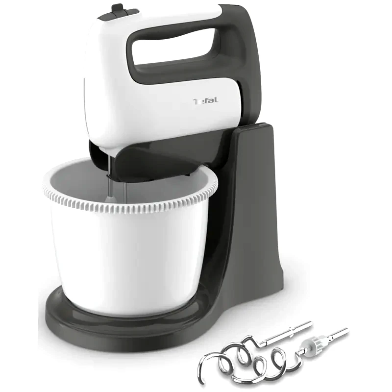 TEFAL TEFAL PrepMix+ HT4641 με Κάδο 2.5 L 500 W Λευκό Επιτραπέζιο Μίξερ