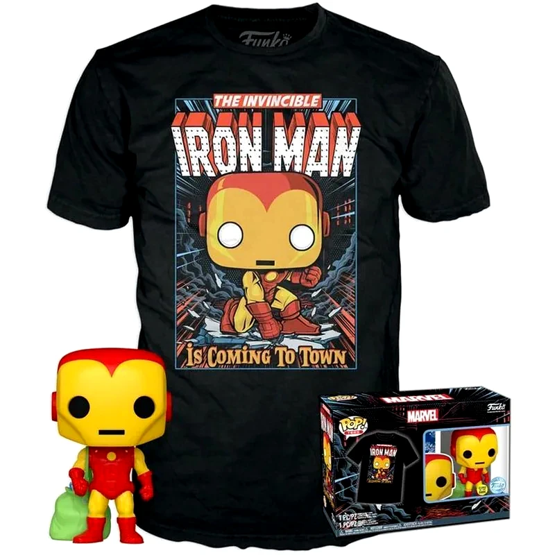 FUNKO Funko Pop! Box - Marvel Comics - Iron Man POP! με T-Shirt (M)