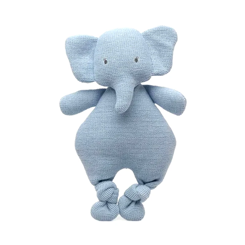KIOKIDS Λούτρινο Ζωάκι 30εκ. Kiokids Cotton Friends Ελεφαντάκι Blue