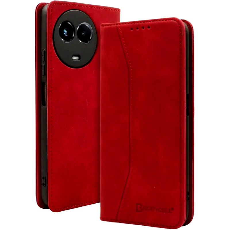 BODYCELL Θήκη Realme 11 5G - Bodycell Book Case - Red