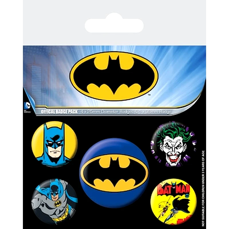 PYRAMID Pins Set Batman Dc