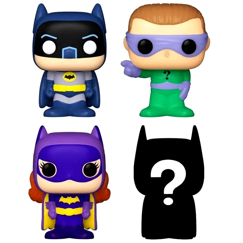 FUNKO Funko Bitty Pop! - DC Comics: Batman Adam Wests 4-Pack Set