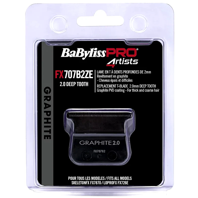 BABYLISS PRO Ανταλλακτικό Κοπτικό BABYLISS Pro 2.0 Deep Tooth Graphite FX707B2ZE