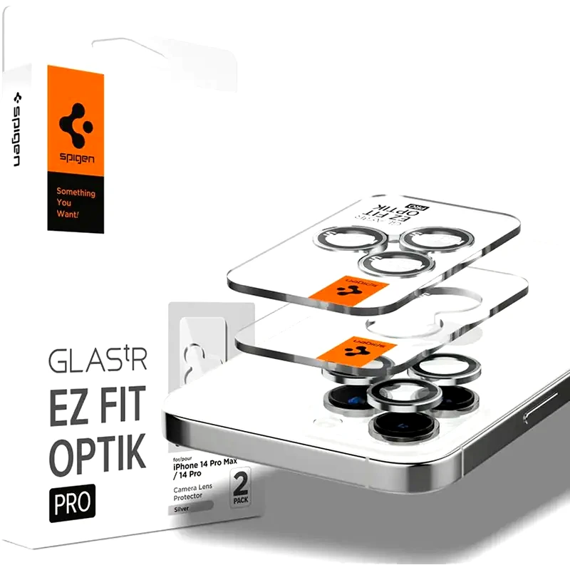 SPIGEN Προστατευτικό καμερών Apple Iphone 14 Pro / 14 Pro Max - Spigen Glass Anti-Scratch 9h (2 Τεμάχια)