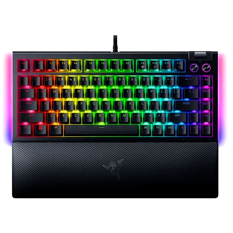 RAZER Razer BlackWidow V4 75% Μηχανικό Πληκτρολόγιο με Razer Orange διακόπτες και RGB φωτισμό (US)