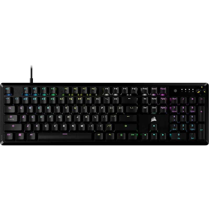 CORSAIR Corsair K70 Core RGB Gaming Ενσύρματο Full Size Πληκτρολόγιο με RGB Μαύρο (US)