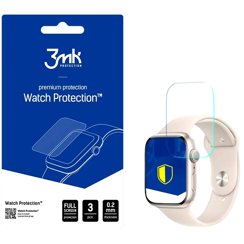 3MK Προστασία Οθόνης 3MK Watch Protection για Apple Watch 8 45mm (3τμχ)