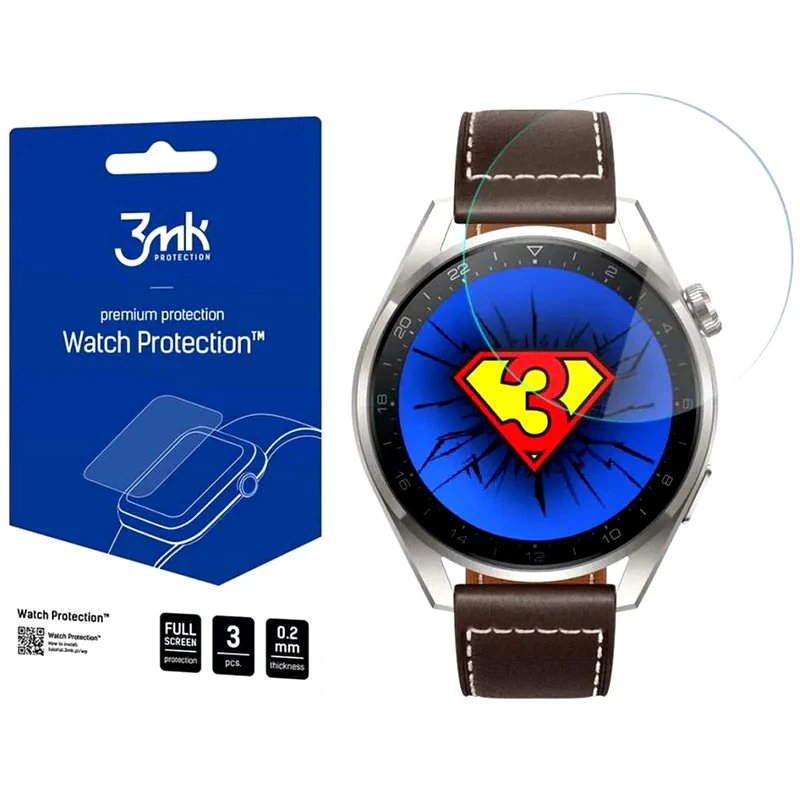 3MK Προστασία Οθόνης 3MK Watch Protection για Huawei Watch 3 Pro (3τμχ)