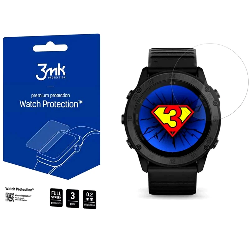 3MK Προστασία Οθόνης 3MK Watch ARC για Garmin Tactix Delta (3τμχ)