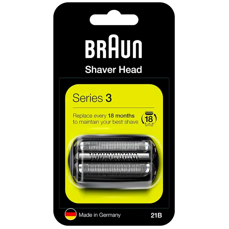 BRAUN Ανταλλακτικό Ξυριστικών Μηχανών Braun Series 3 Shaver Head 21B