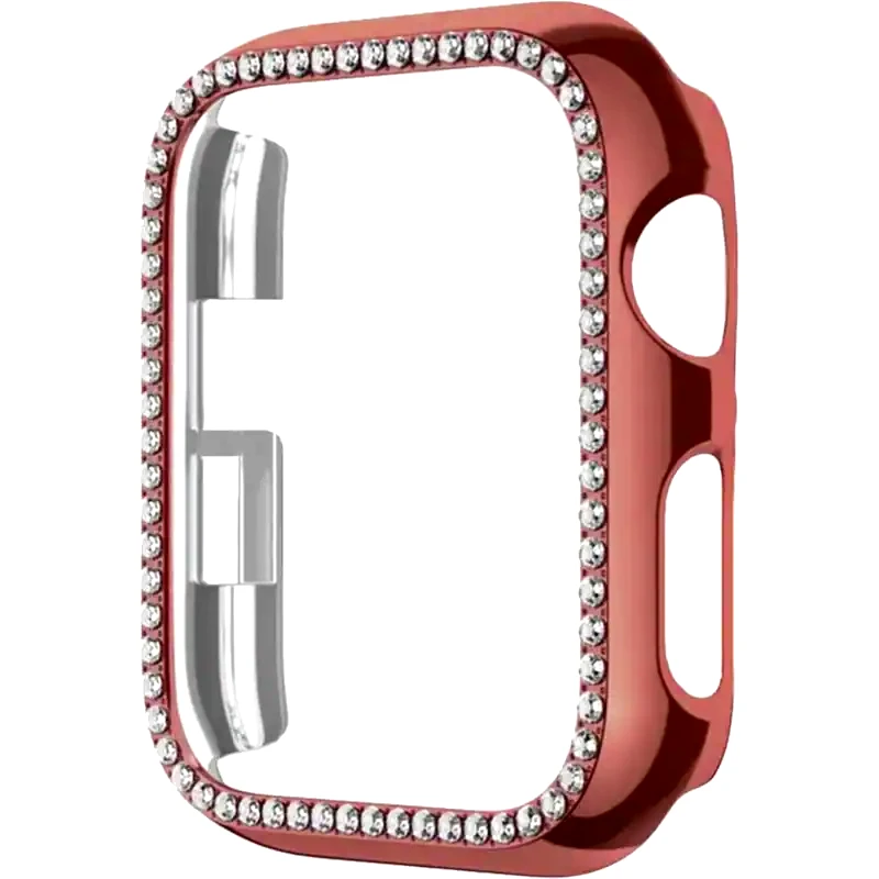 SONIQUE Θήκη Sonique Luxury Diamond PC για Apple Watch 38mm - Ροζ Χρυσό