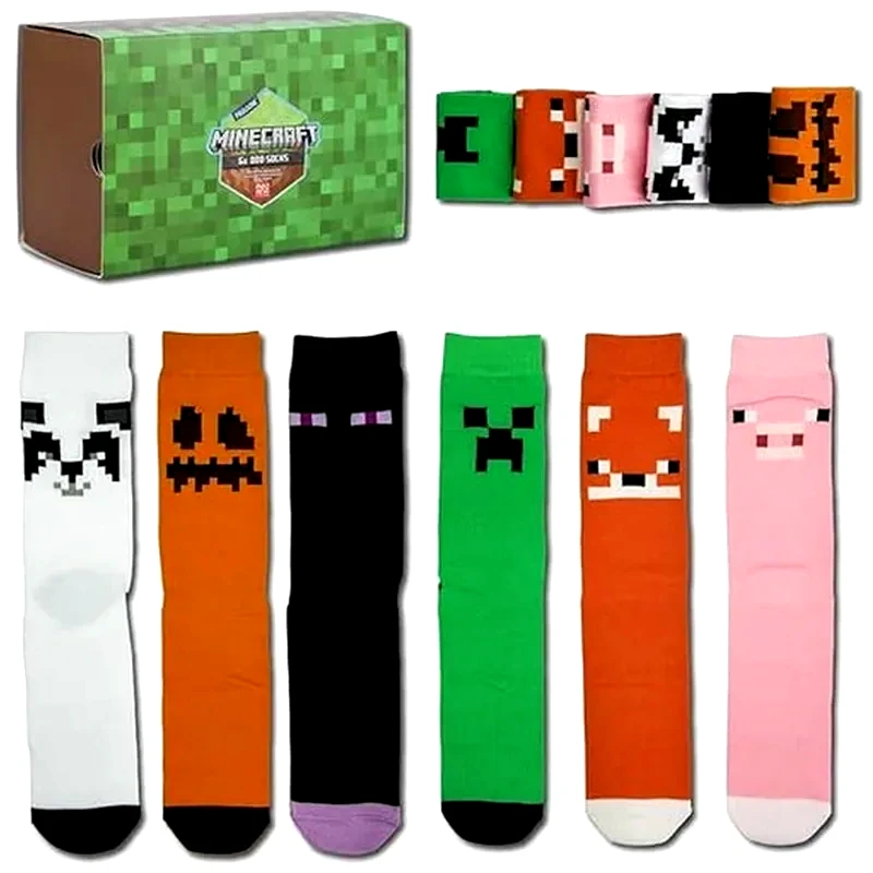 PALADONE Κάλτσες Paladone Minecraft - Odd Socks - No 36 - 41 (6 τεμάχια)