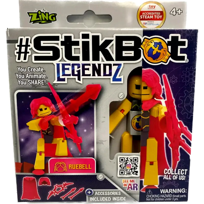 ZING Zing Stikbot Legendz Ruebell Φιγούρες Κατασκευών