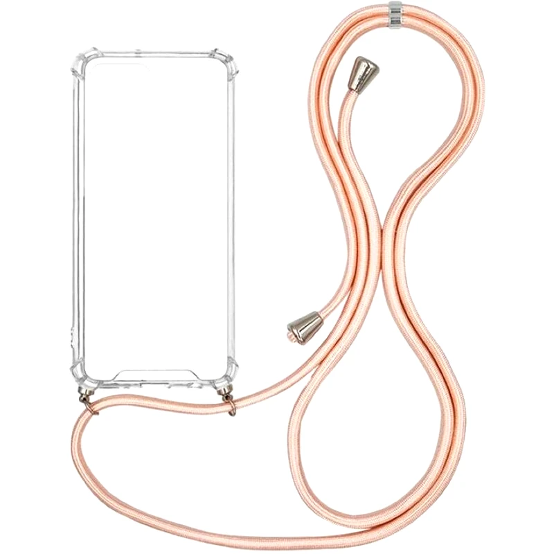 SONIQUE Θήκη Xiaomi Xiaomi 12 Pro 5G - Sonique Armor Clear Με Κορδόνι - Ροζ