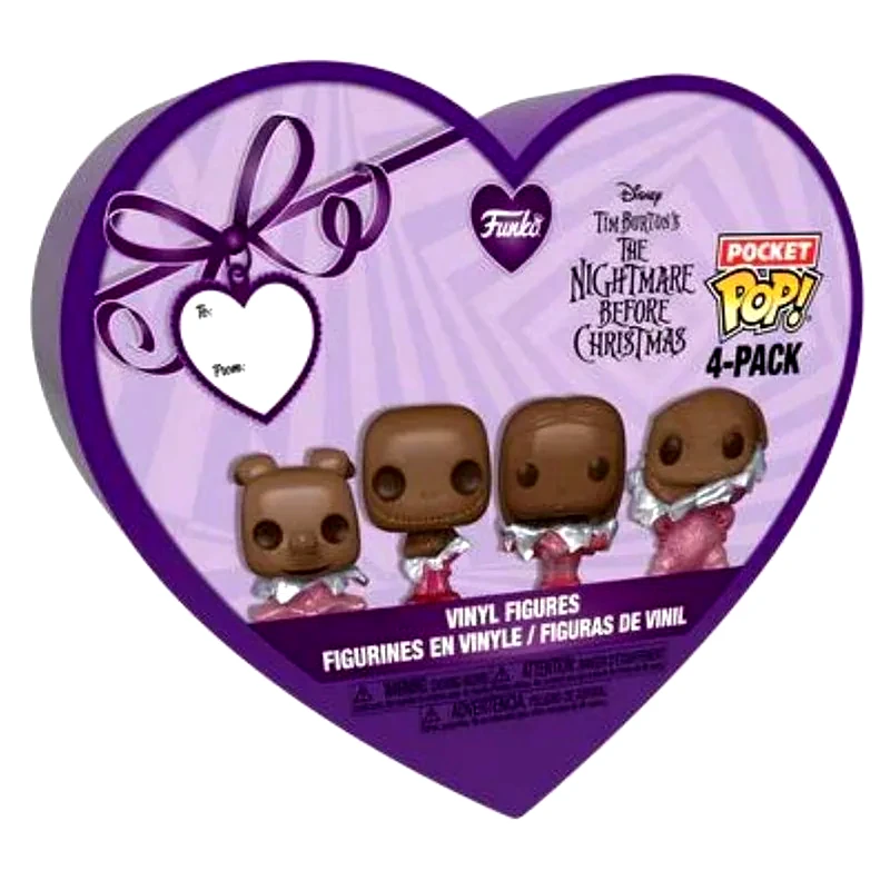 Funko Pocket Pop! - Disney - The Nightmare Before Christmas Valentines Day - Chocolate 4pack φωτογραφία
