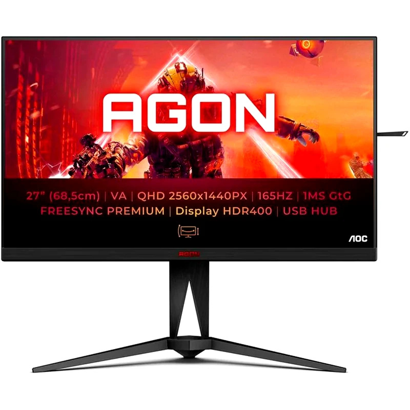 AOC AOC Agon AG275QXN/EU Gaming Monitor 27 QHD VA Flat 165Hz 1ms