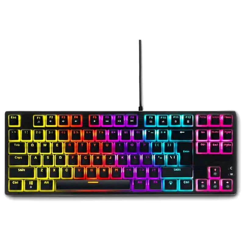 SPARTAN GEAR Spatan Gear Lochos 2 Gaming Μηχανικό Ενσύρματο Tenkeyless Πληκτρολόγιο RGB Μαύρο (US)