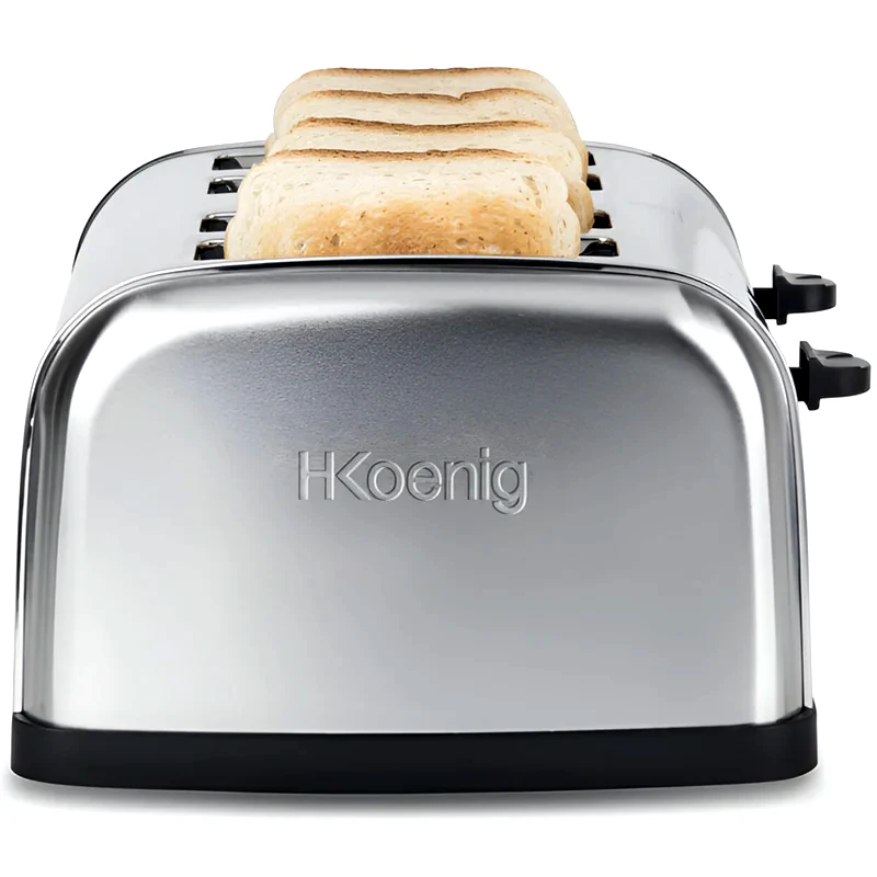 H.KOENIG H.KOENIG TOS14 4 Θέσεων 1500W Inox Φρυγανιέρα