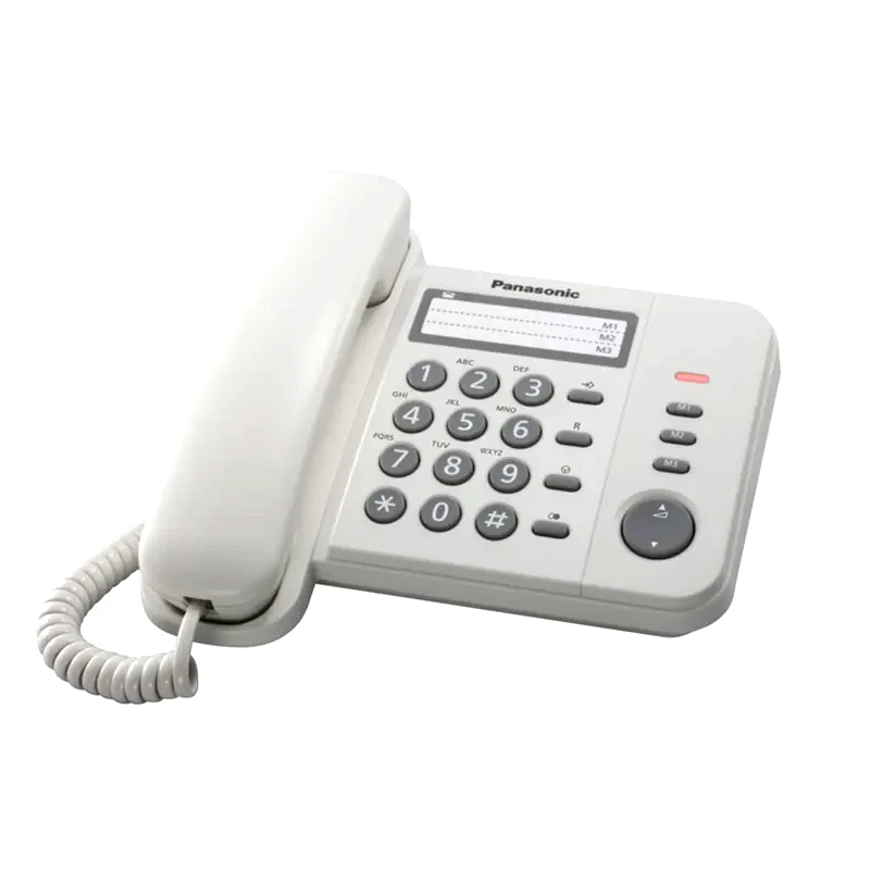 PANASONIC Ενσύρματο Τηλέφωνο Panasonic KX-TS520EXW - Λευκό