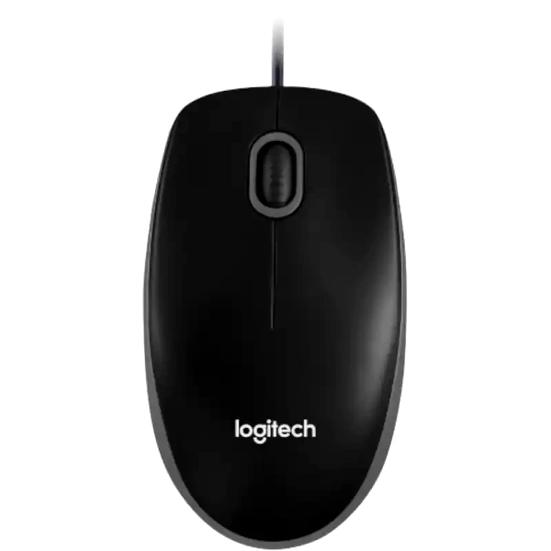LOGITECH Logitech B100 Ενσύρματο Ποντίκι Μαύρο