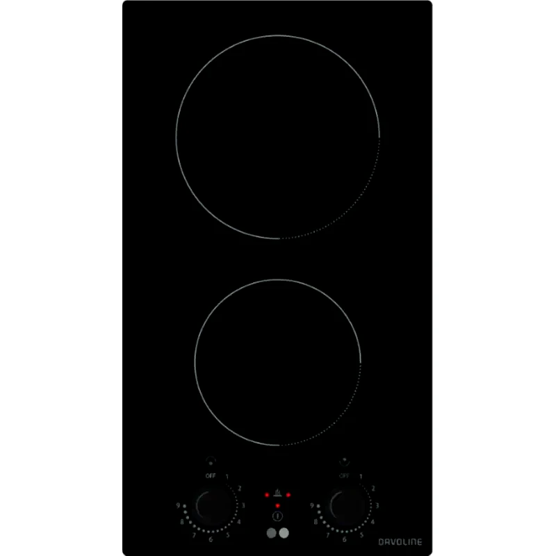 DAVOLINE DAVOLINE DVC 29K 29 cm Μαύρο Εστία Κεραμική Domino Αυτόνομη