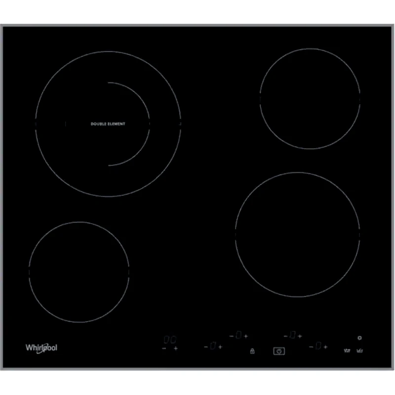 WHIRLPOOL WHIRLPOOL AKT 8601 IX 59 cm Μαύρo Εστία Κεραμική Αυτόνομη