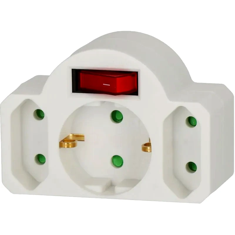 BRENNENSTUHL Ταφ Brennenstuhl BCR1100 3 Θέσεων - Λευκό