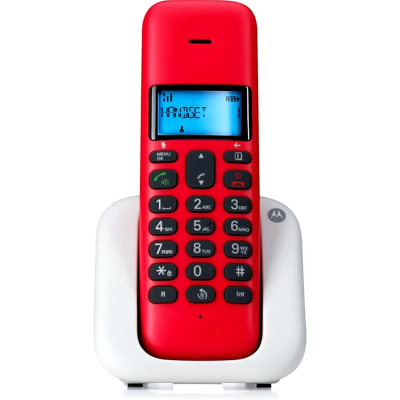 MOTOROLA Ασύρματο Τηλέφωνο Motorola T301 - Κόκκινο