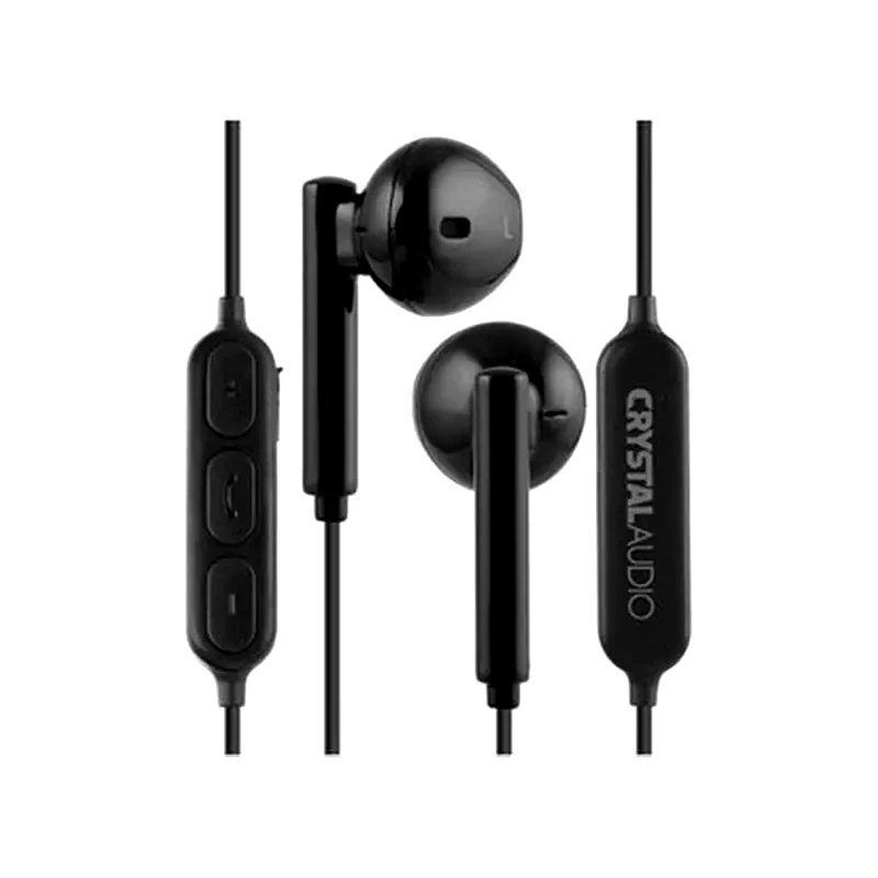 CRYSTAL AUDIO Ακουστικά Bluetooth Crystal Audio BIE-02 - Μαύρα