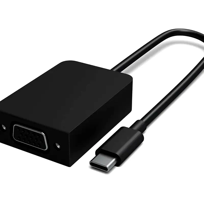 MICROSOFT Αντάπτορας Microsoft Surface USB-C male σε VGA female Μαύρο