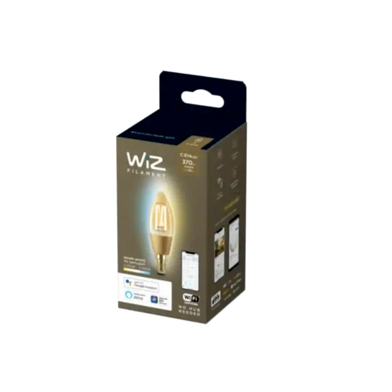 WiZ Έξυπνη Λάμπα LED WiZ C35 E14 25W - Λευκό
