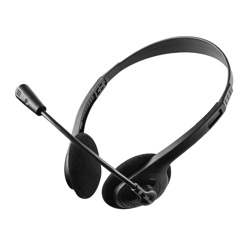 TRUST Ακουστικά Headset Trust Primo II με Μικρόφωνο - Μαύρο
